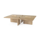 Switch Aida 56 x 34 Rectangular Light Brown Wood Coffee Table - 1Stylish Nest 2 image