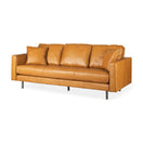 Switch D&#39;Arcy 88.0L x 37.0W x 34.0H Tan Leather Sofa - 1Stylish Nest 2 image