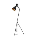 Switch Eris III (58.3&quot;H) Black/Brass Metal Cone Shade Floor Lamp - 1Stylish Nest 2 image