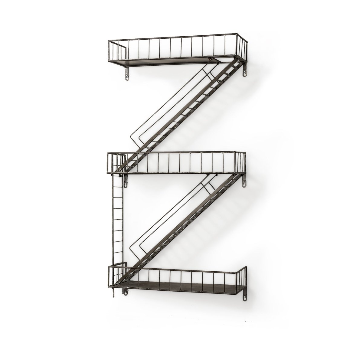 Gastown 42H Wall Mounted Fire Escape Shelf - 1Stylish Nest