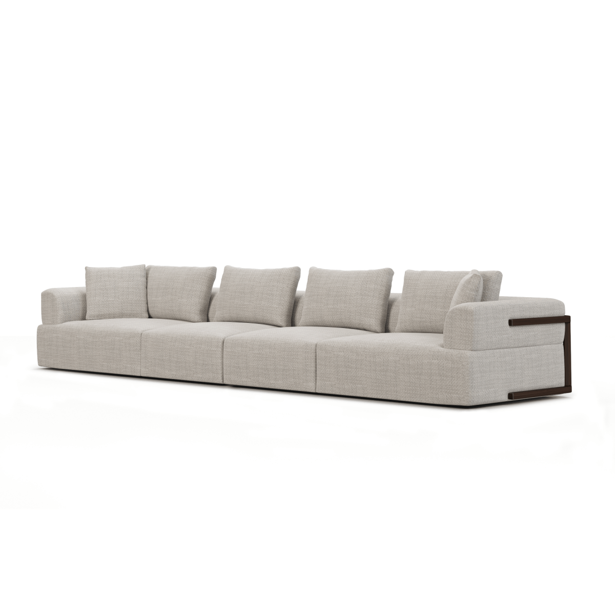 Warner Gray 2 Piece Long Sofa Set - 1Stylish Nest