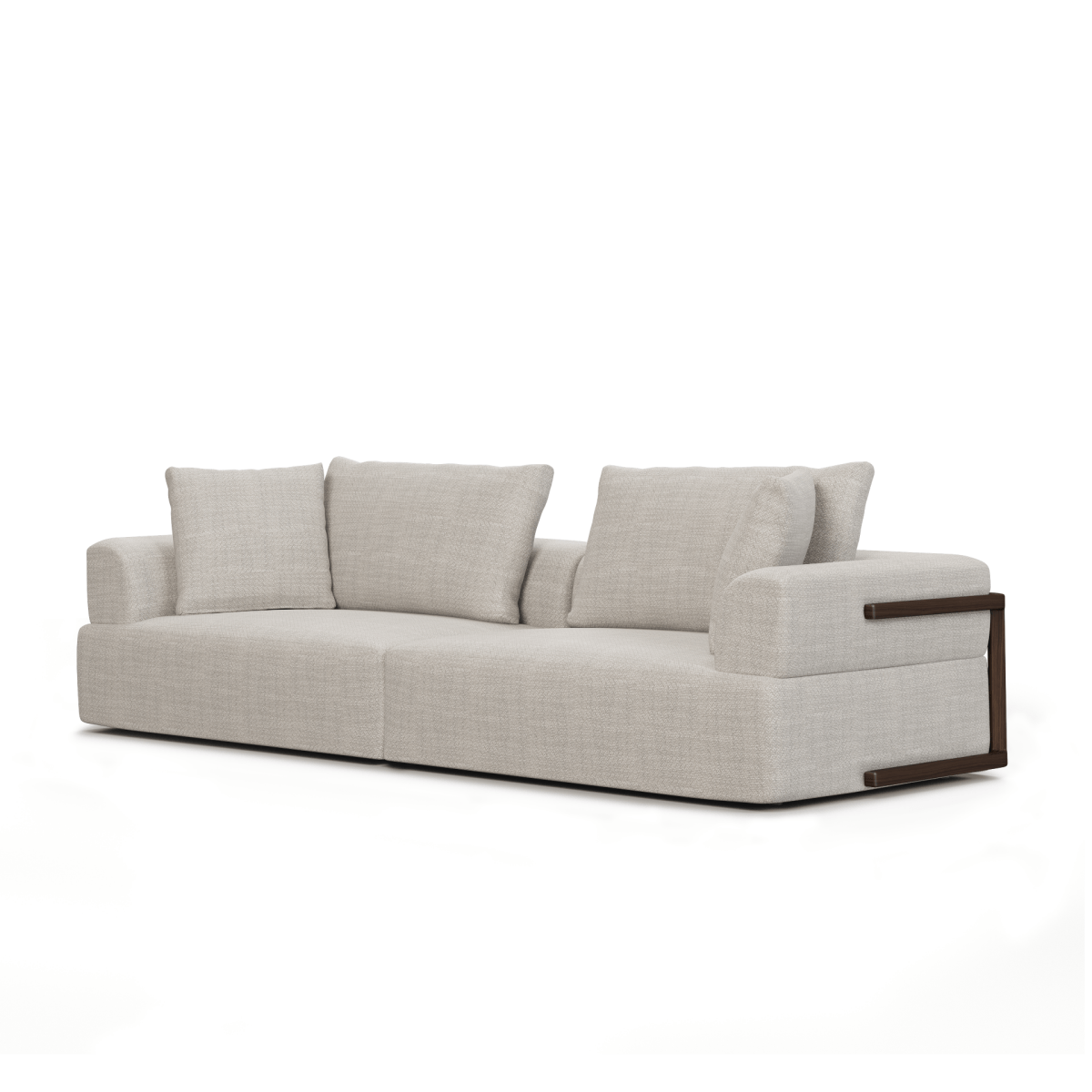 Warner Gray Two Piece Sofa Set - 1Stylish Nest