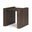 Switch Wesson Dark Brown Wood Accent Table - 1Stylish Nest 2 image